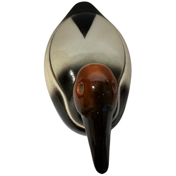 Vintage Ceramic Mallard Duck Trinket Box With Lid Catch All Home Decor - Picture 4 of 13